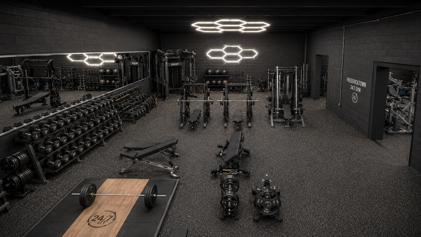 Inside the new Lashley Training Center Fredericktown 24/7 gym facility